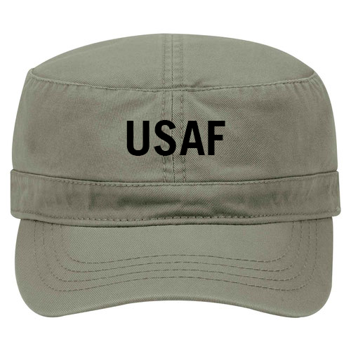 custom design of Superior garment washed cotton twill solid color military style caps