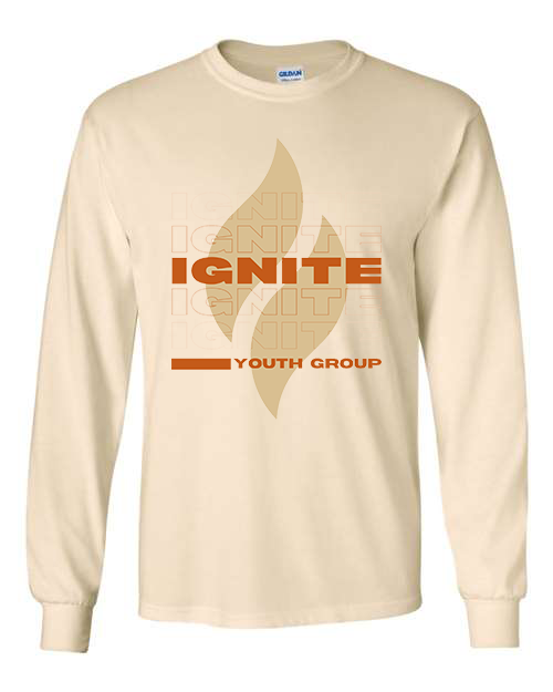 custom design of Gildan G2400 Ultra Cotton™ 100% Cotton Long Sleeve T-Shirt