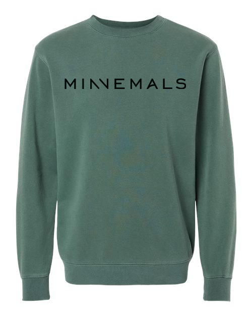 custom design of Independent Trading Co. PRM3500 - Unisex Midweight Pigment Dyed Crew Neck