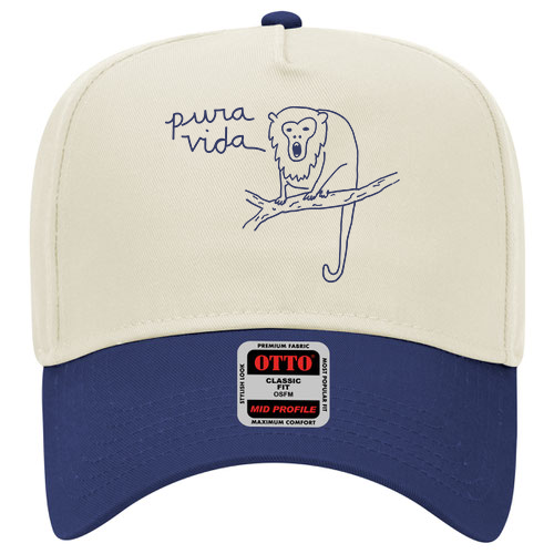 custom design of OTTO Cap 31-069 - Cotton Blend Twill 5-Panel Mid Profile Baseball Cap