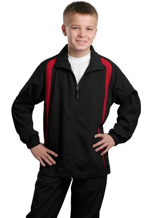 Sport-Tek® YST60 Youth Colorblock Raglan Jacket