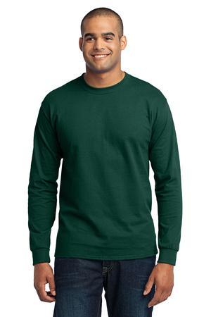 Port & Company Tall Long Sleeve 50/50 Cotton/Poly T-Shirt. PC55LST