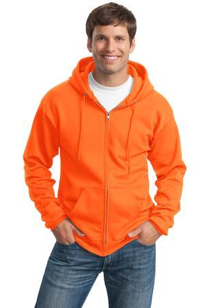 Port & Company Tall Ultimate Full-Zip Hooded Sweatshirt. PC90ZHT