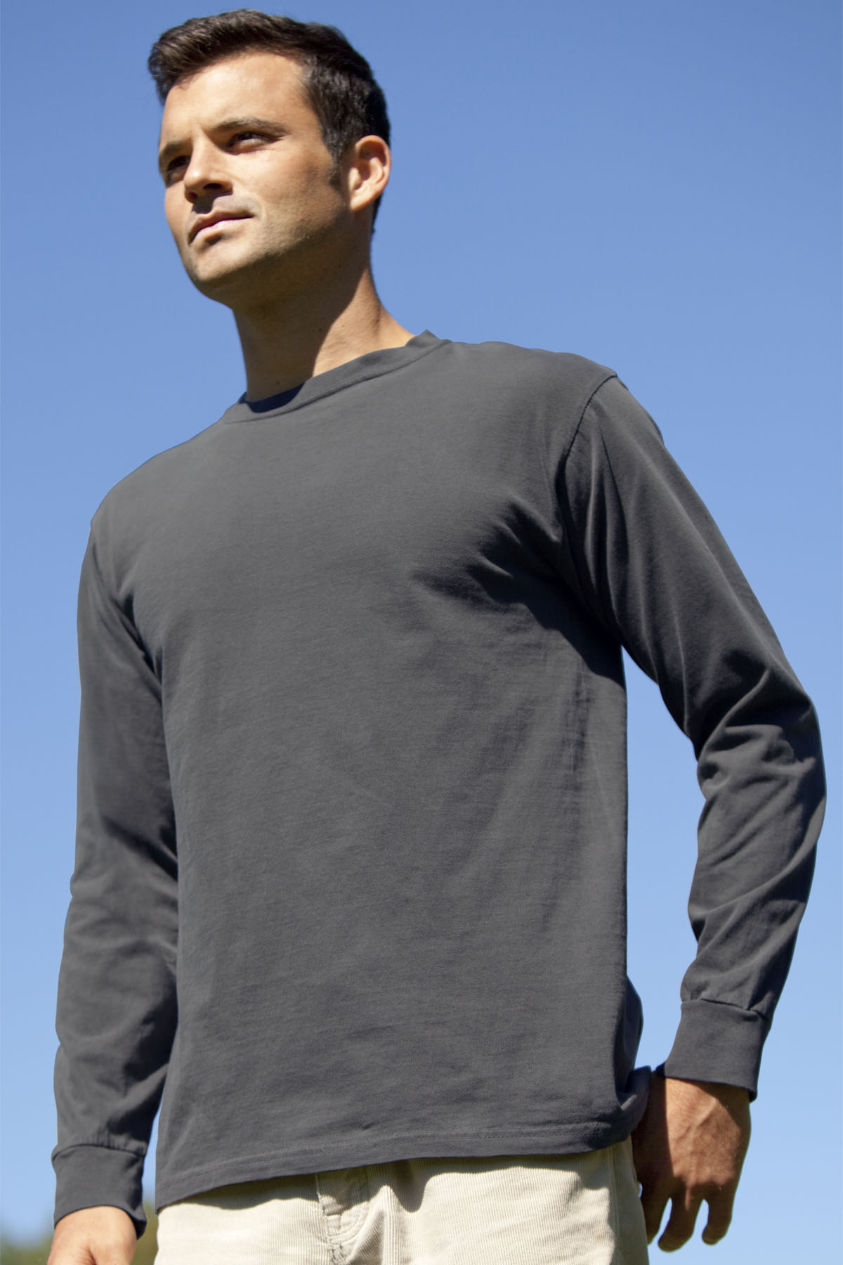 Vantage 0272 - Color Wash Long Sleeve T-Shirt