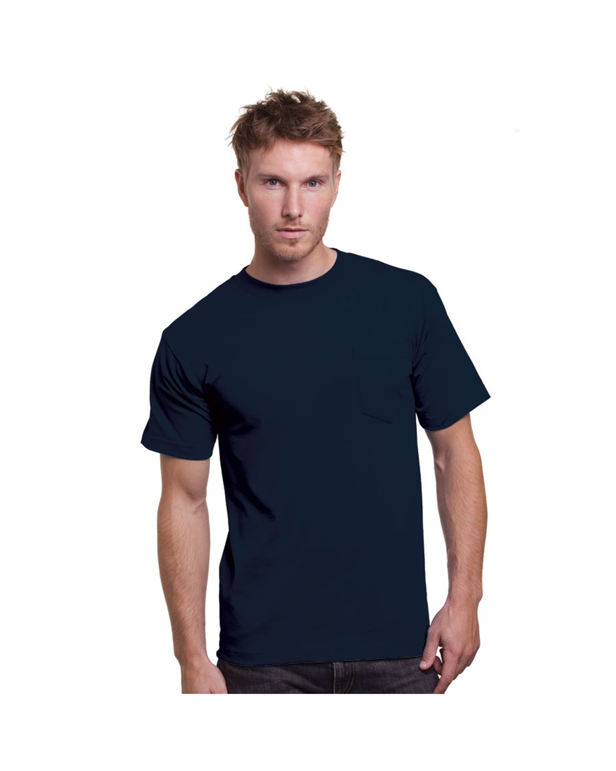 Bayside 3015 Union Made Short Sleeve T-Shirt with a Pocket