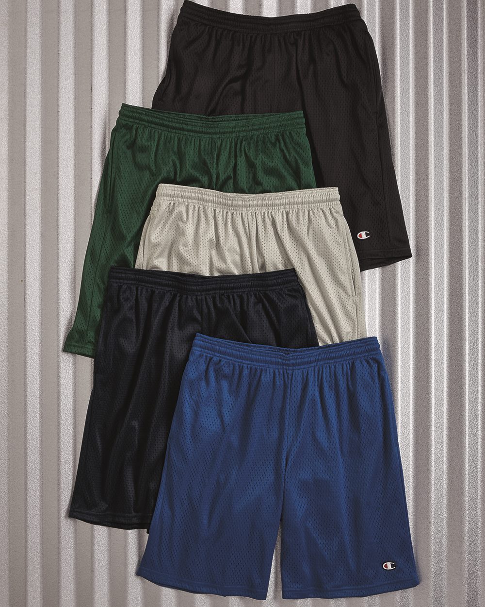 Champion S162 Long Mesh Shorts with 