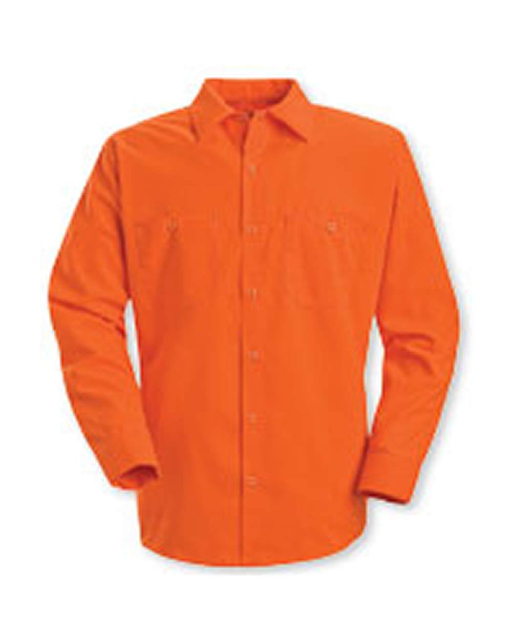 Red Kap Industrial SS14 Enhanced Visibility Long Sleeve Work Shirt