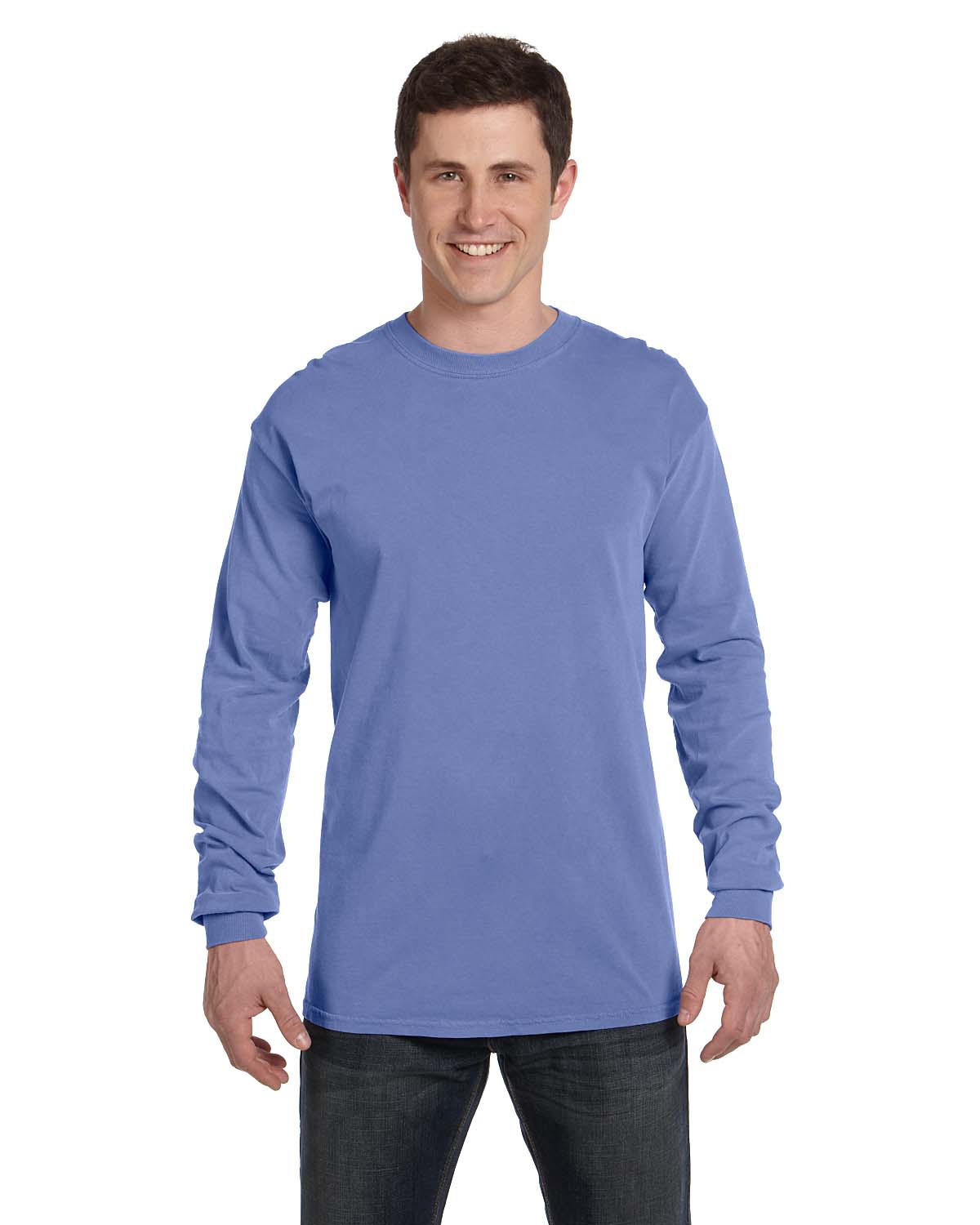 Comfort Colors C6014  6.1 oz. Ringspun Garment-Dyed Long-Sleeve T-Shirt