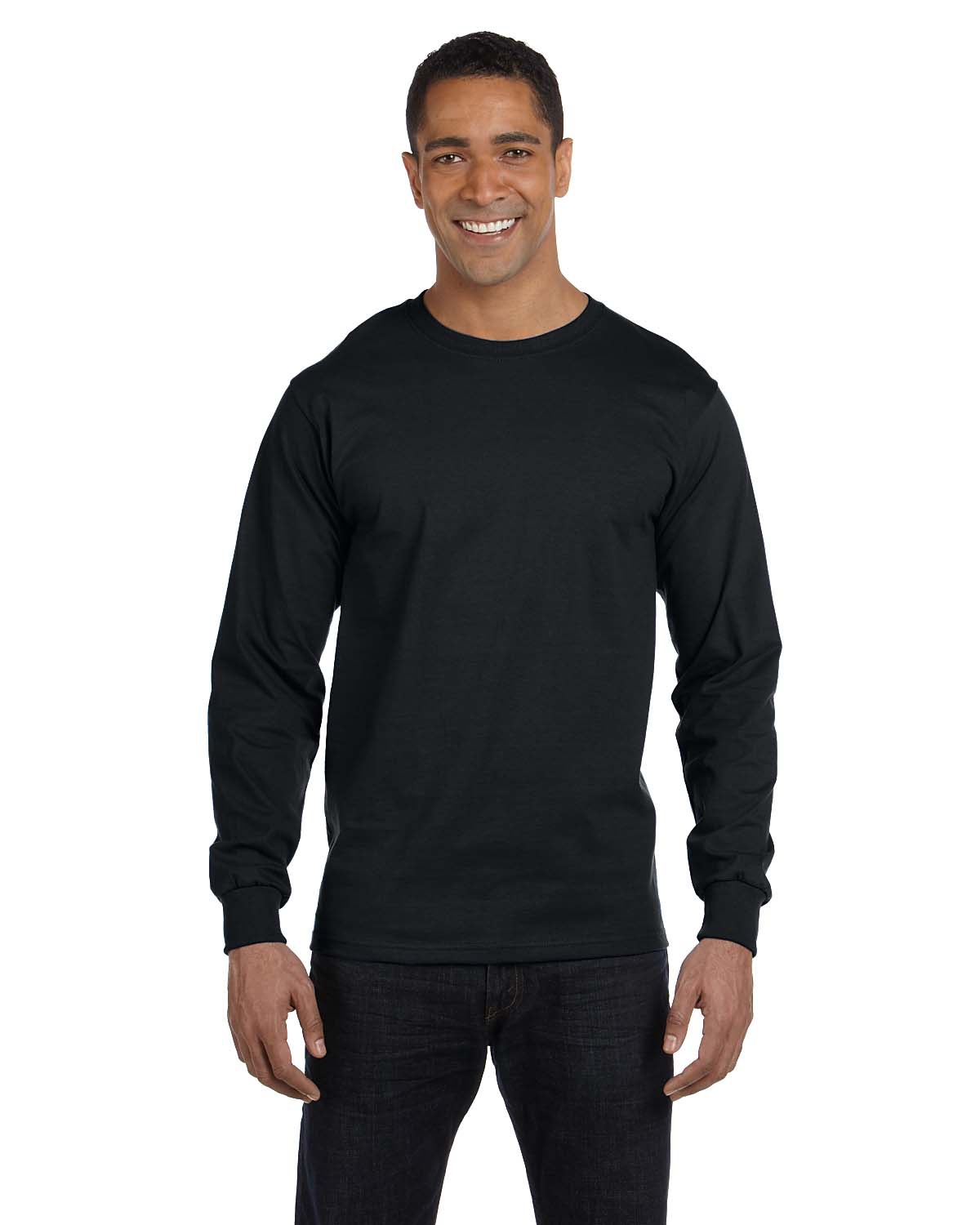Hanes 5186 Beefy-T® - 100% Cotton Long Sleeve T-Shirt