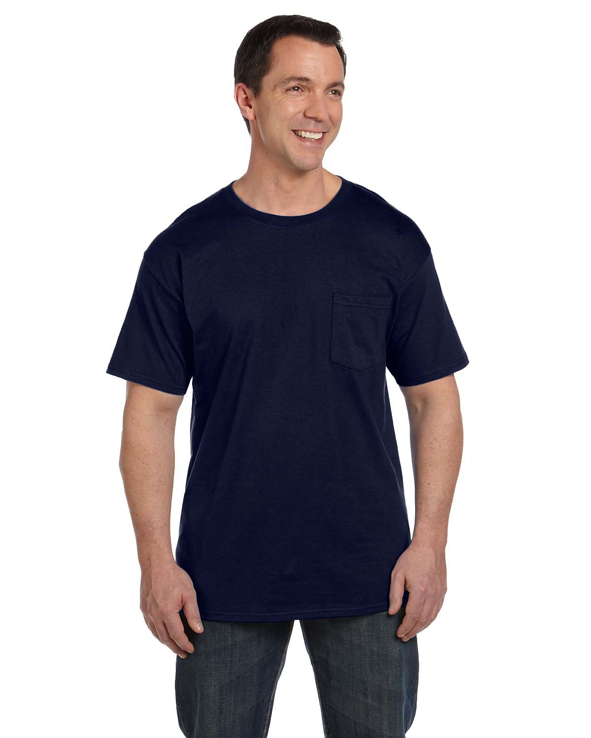 Hanes 5190P - Beefy-T® Pocket T-Shirt