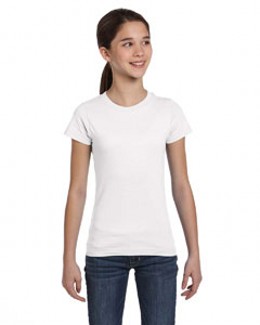 L.A.T Sportswear 2616 Girls' Longer Length T-Shirt