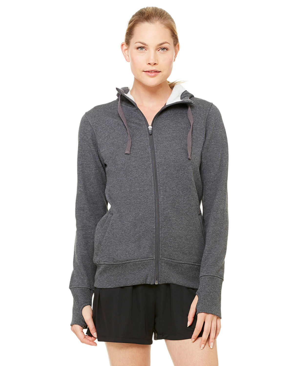 Alternative Ladies' Eco-Fleece Adrian Full-Zip Hooded Sweatshirt - 9573 ...
