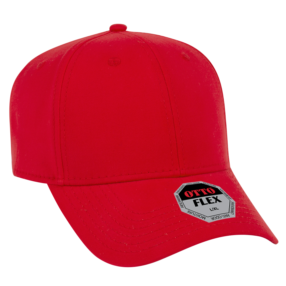 11-1167 Flex Cotton Brushed Stretchable Headwear - OTTO Cap Cap $7.35 6-Panel Baseball - Twill OTTO