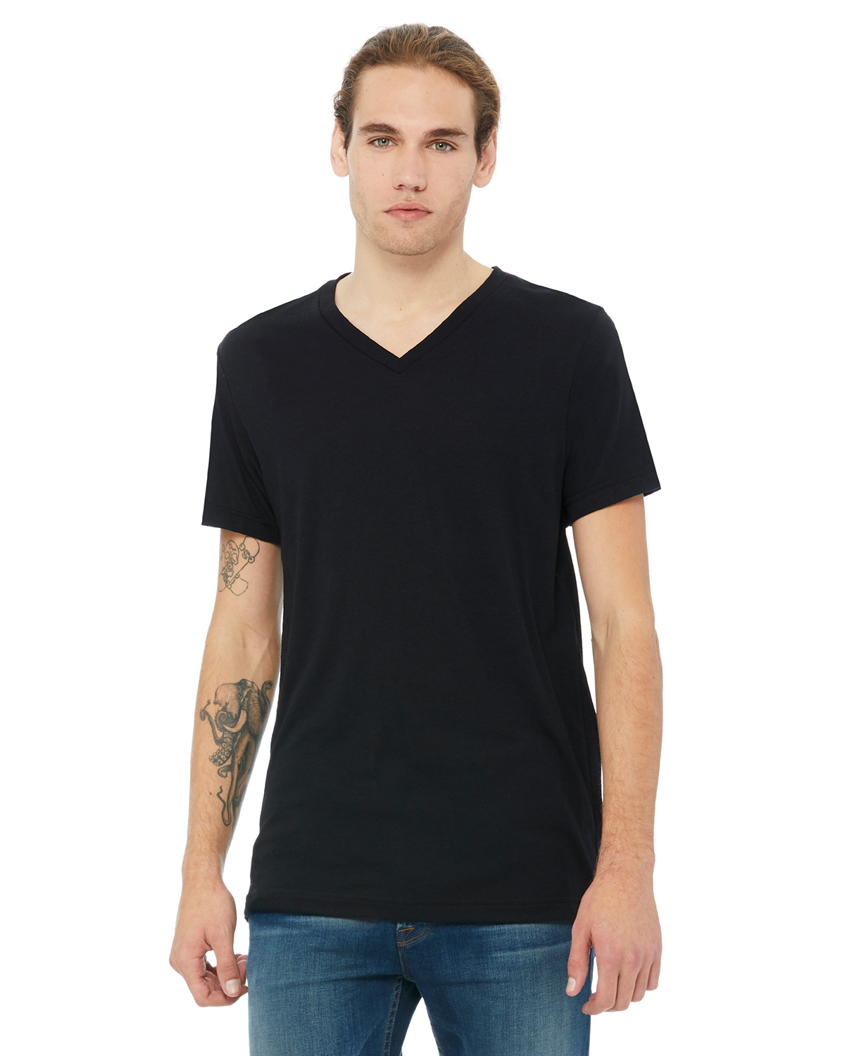 Bella C3415 - Unisex TriBlend Short-Sleeve Deep V-Neck Tee $7.45 - T-Shirts