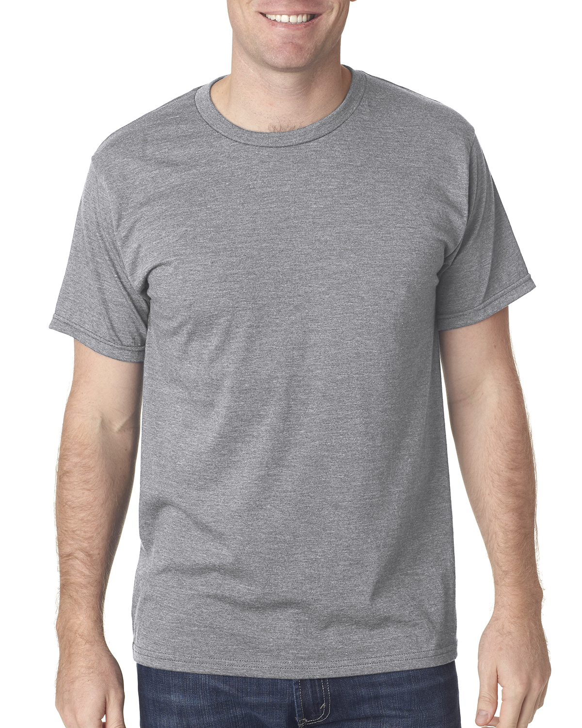 Bayside 5010 - Adult Heather Jersey Tee $9.74 - T-Shirts