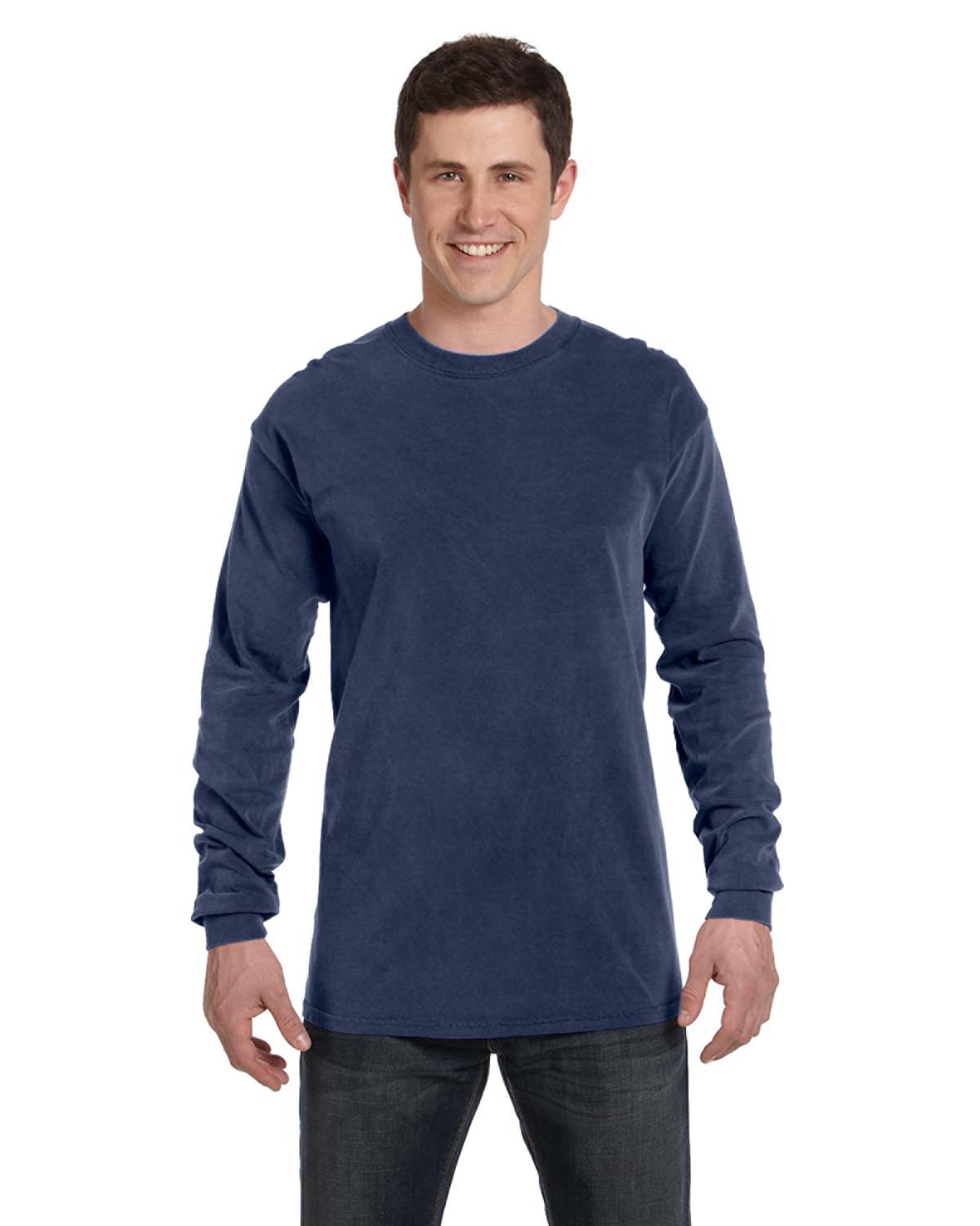 Comfort Colors C6014 6.1 oz. Ringspun Garment-Dyed Long-Sleeve T-Shirt  $13.23 - T-Shirts