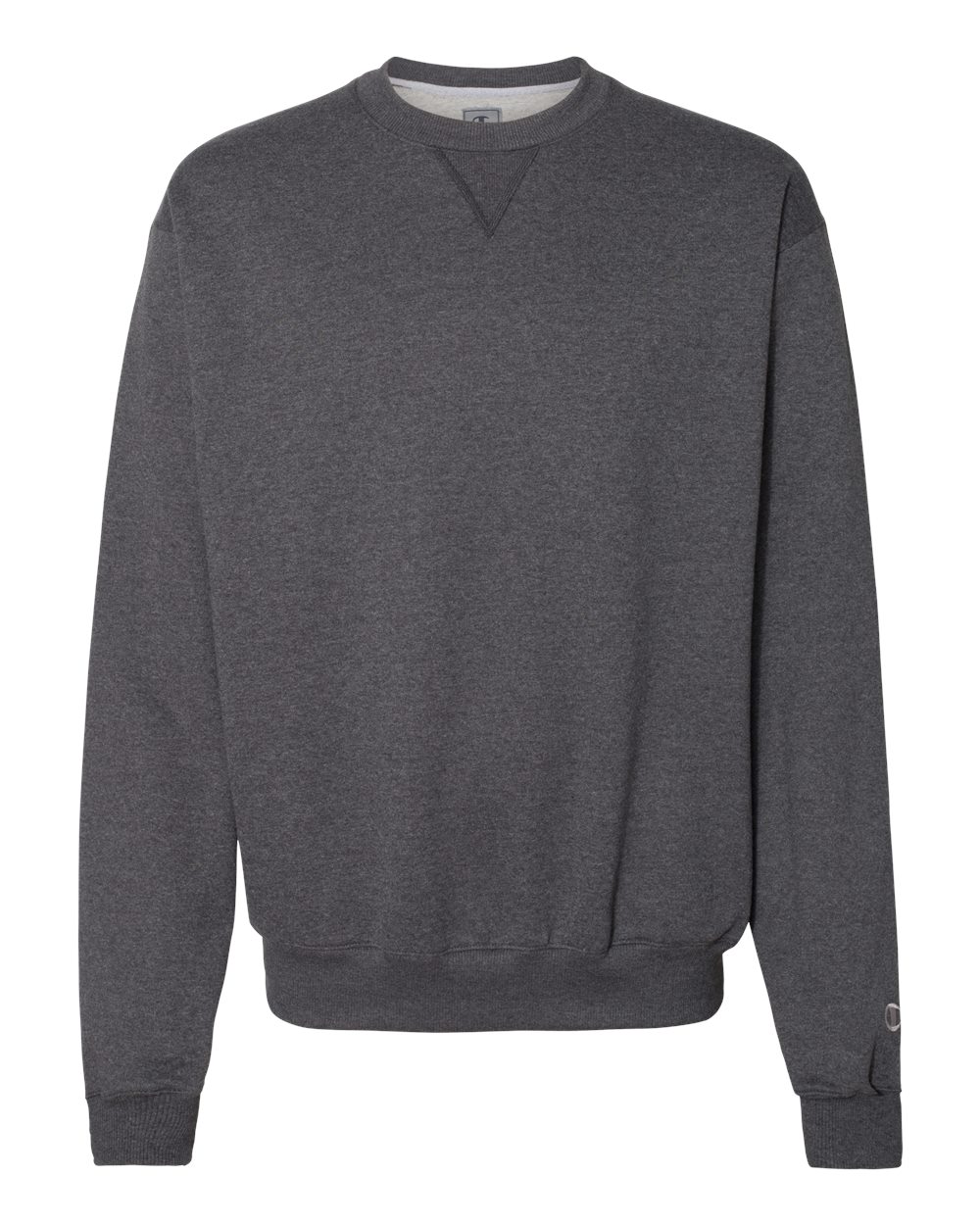heather gray champion sweatshirt