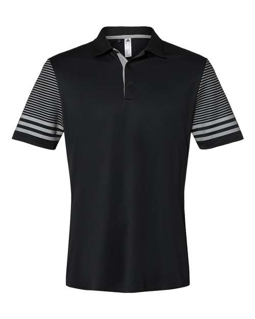 Adidas A490 - Striped Sleeve Sport Shirt