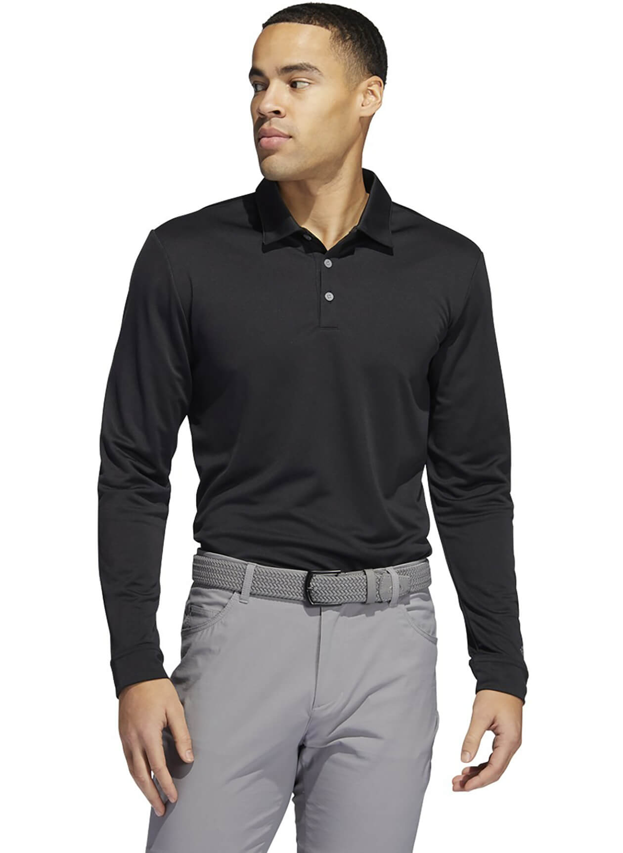 Adidas AD132 - Golf Men's Primegreen UPF Long-sleeved Polo