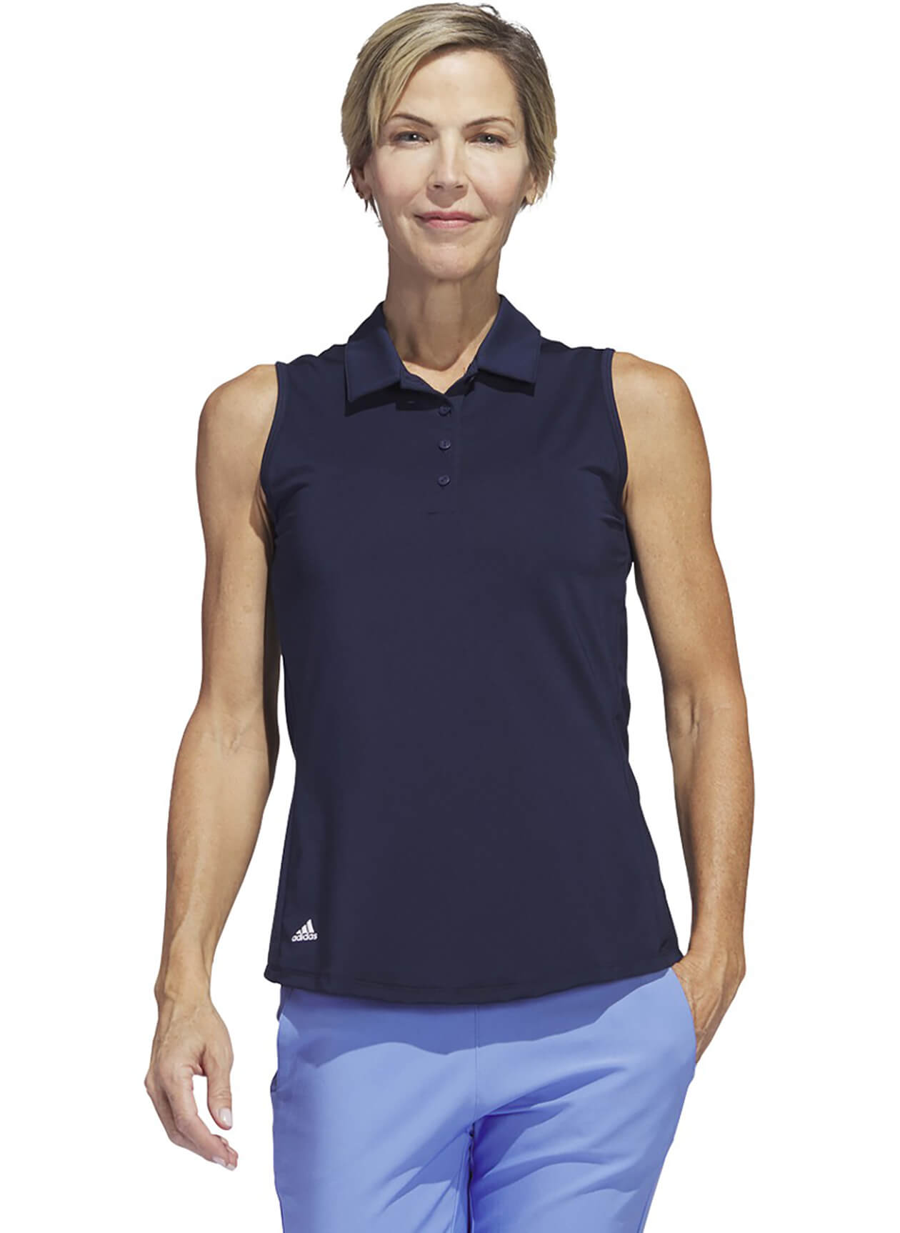 Adidas AD229 - Golf Women's Ultimate 365 Solid Sleeveless Polo
