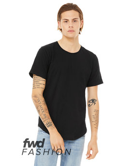 Bella + Canvas 3003 - FWD Fashion Men's Curved Hem Short Sleeve T-Shirt