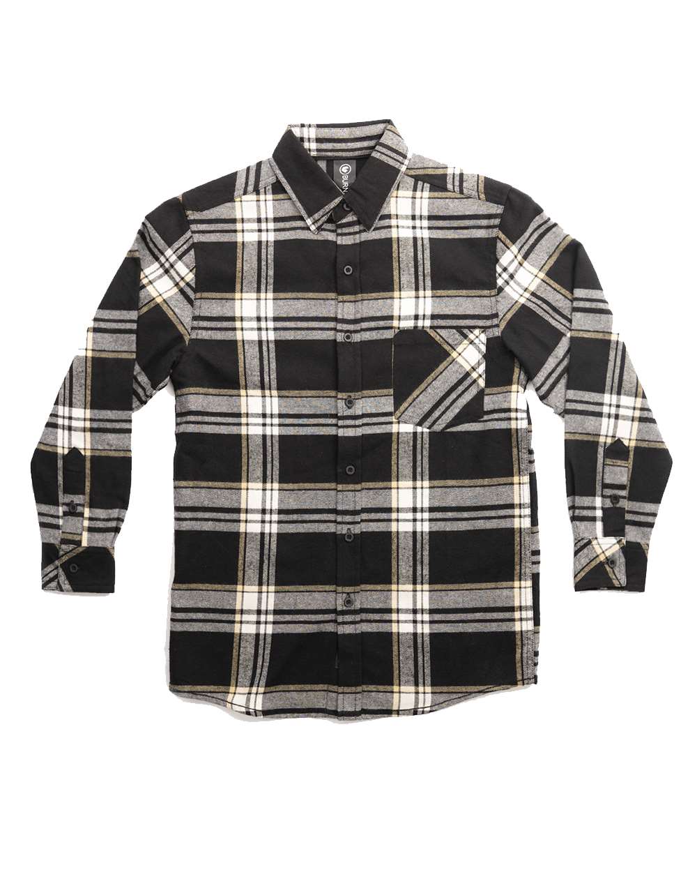 Burnside 4212 Drop Ship - Youth Open Pocket Long Sleeve Flannel Shirt