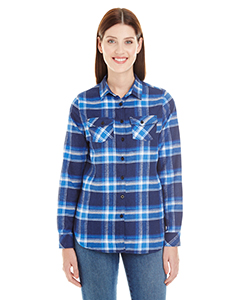 Burnside 5210 - Women's Yarn-Dyed Long Sleeve Flannel Shirt