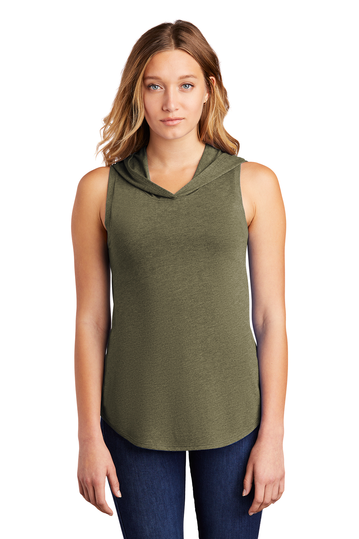 District DT1375 - Women's Perfect Tri Sleeveless Hoodie