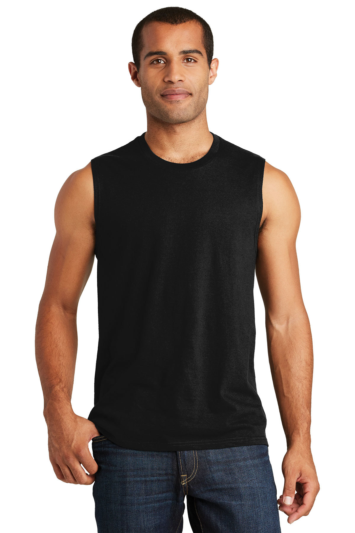 Mens Cotton Poly Ribbed Tank Tops - from $3.96