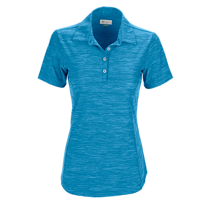 Greg Norman WNS9K478 - Women's Play Dry Heather Polo