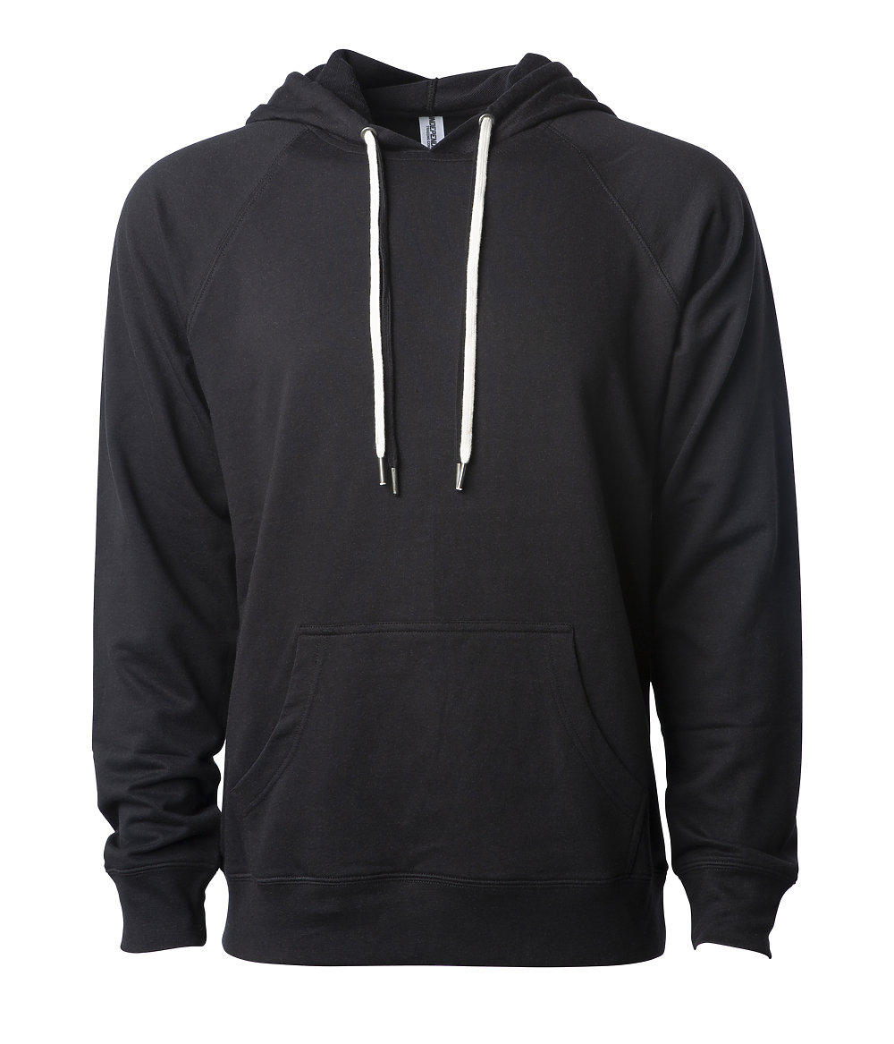 Independent Trading Co. SS1000 - Unisex Lightweight Loopback Terry Hooded Pullover