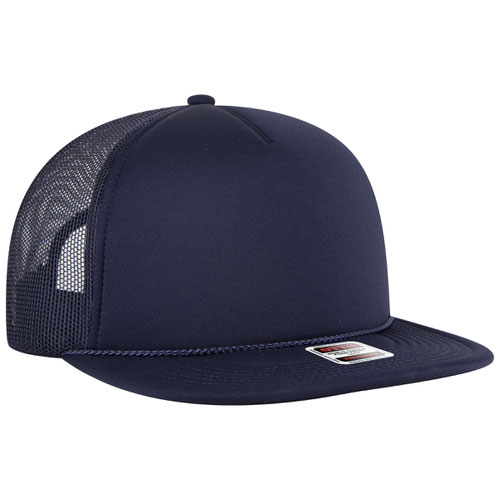 OTTO Cap 3995015-1 - "OTTO SNAP" 5 Panel Pro Style Polyester Foam Front Mesh Back Trucker Snapback Hat