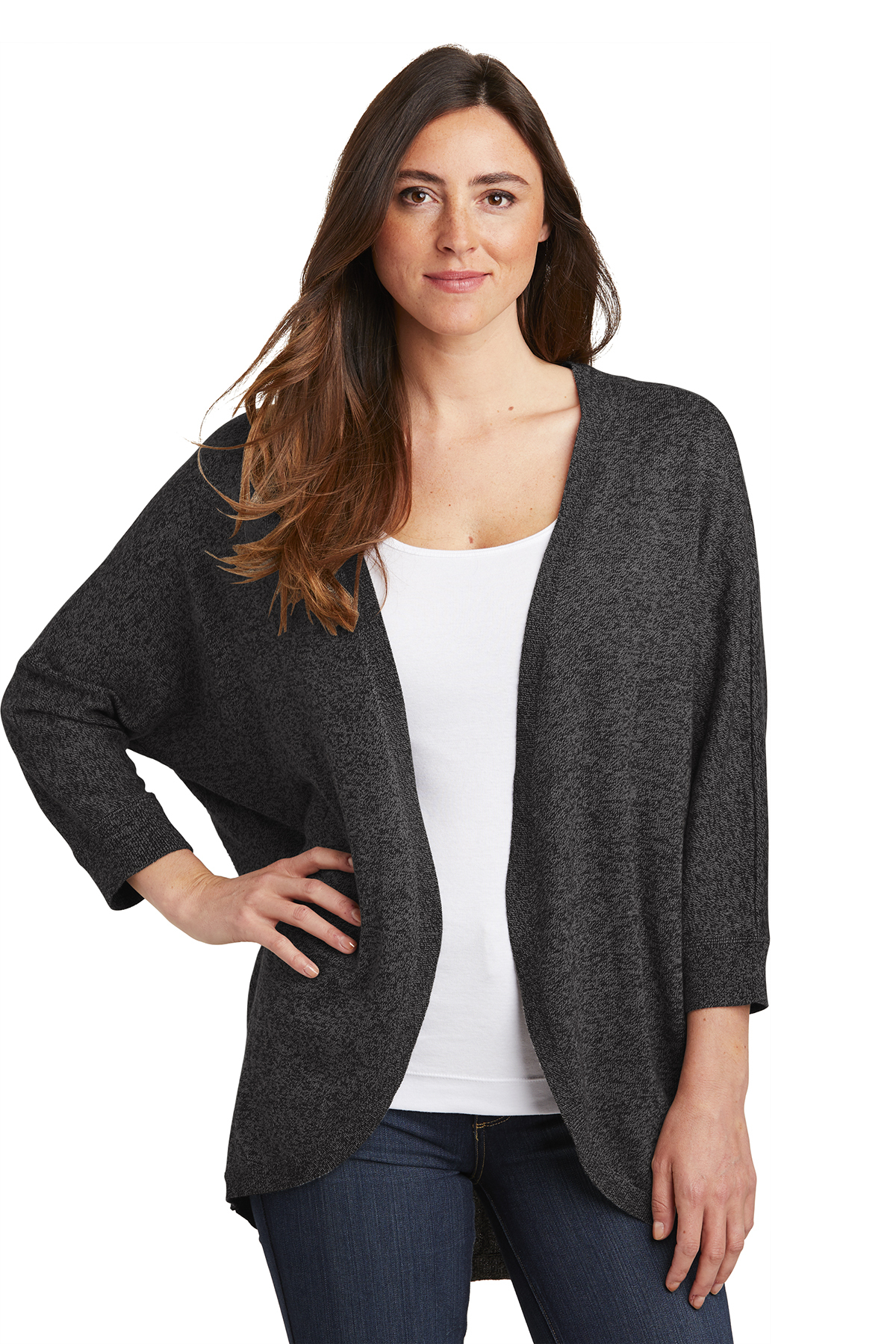 Port Authority LSW416 - Ladies Marled Cocoon Sweater