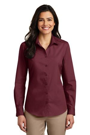 Port Authority LW100 - Ladies Long Sleeve Carefree Poplin Shirt