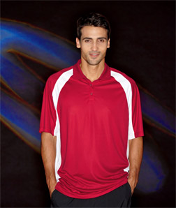 8427 UltraClub Adult Cool & Dry Sport Performance Color Block Polo
