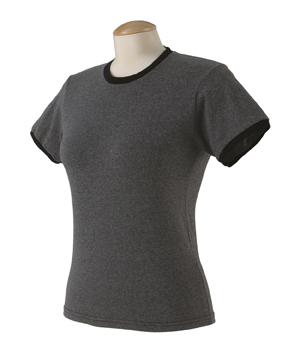 Authentic Pigment 1954 Ladies' 6 oz. Direct-Dyed heather T-Shirt