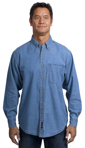 Port Authority® S600 Long Sleeve Denim Shirt