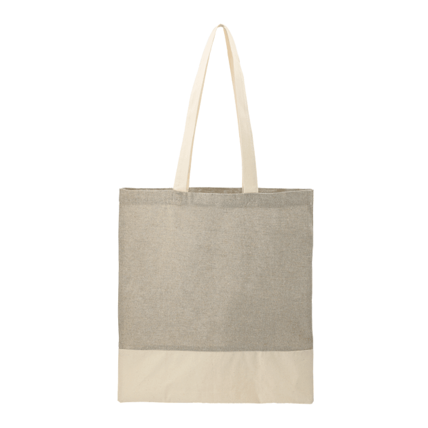 LEEDS 7901-08 - Split Recycled 5oz Cotton Twill Convention Tote