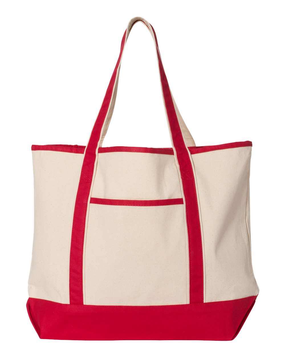 Q-Tees Q1500 - 34.6L Large Canvas Deluxe Tote